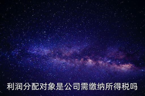 利潤分配交什么稅，企業(yè)年終利潤分配還要再繳什么稅嗎