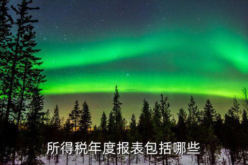 報(bào)稅的年度報(bào)表是什么，什么是年度報(bào)表