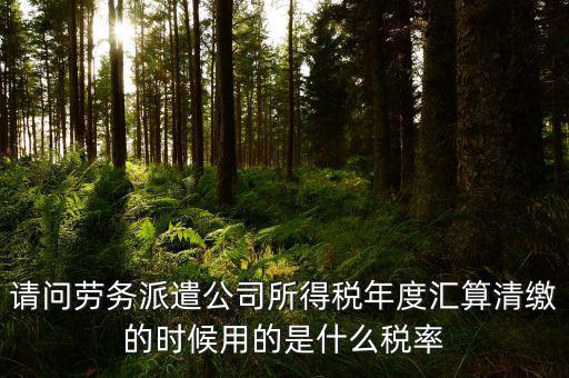 派遣選擇什么稅目，勞務派遣公司應交什么稅種