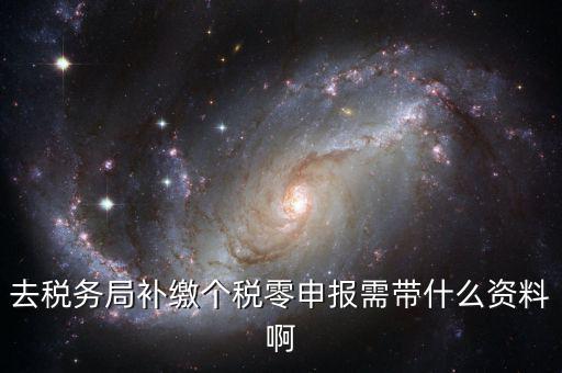 補(bǔ)繳個(gè)稅需要什么資料，去稅務(wù)局補(bǔ)繳個(gè)稅零申報(bào)需帶什么資料啊