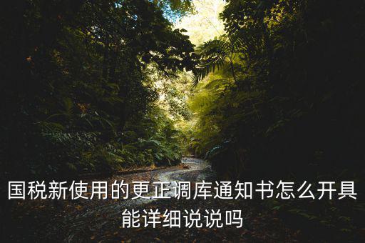 更正調(diào)庫(kù)是什么意思，更正是什么意思