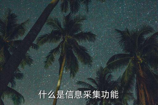 涉稅專(zhuān)業(yè)服務(wù)員信息采集是什么，什么是信息采集功能