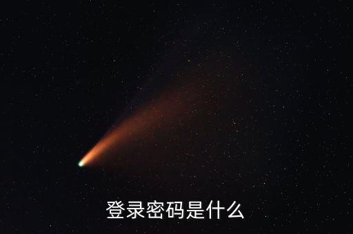 稅收調(diào)查的登錄密碼是什么，登錄密碼是什么