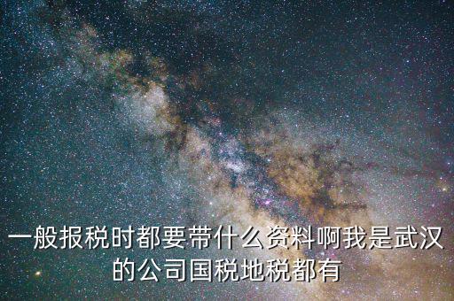 武漢國稅年報(bào)是什么，武漢市地稅國稅報(bào)稅截至日期分別是什么時候