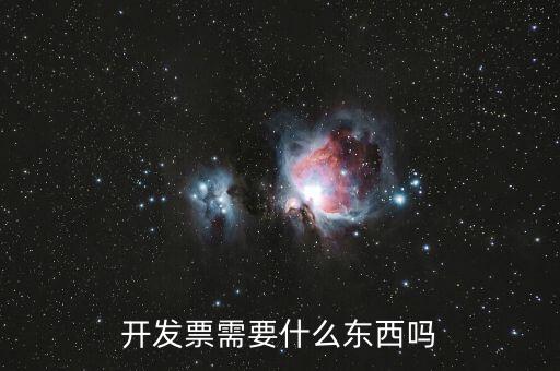 個(gè)人發(fā)票需要有什么，開發(fā)票需要什么東西嗎
