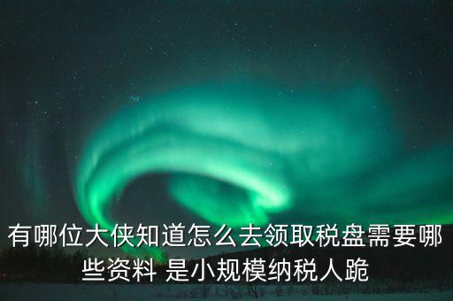 稅盤開(kāi)通要什么資料，去稅務(wù)局辦理稅控盤需要什么資料流程怎么走呢