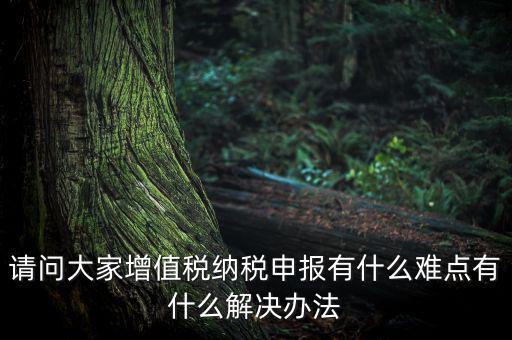 納稅人辦稅的難點堵點痛點是什么，企業(yè)增值稅納稅籌劃研究過程中有哪些難點