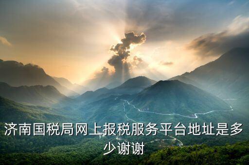 濟南報稅用什么網(wǎng)上報稅，濟南地稅網(wǎng)上報稅
