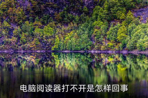 電腦閱讀器打不開(kāi)是怎樣回事