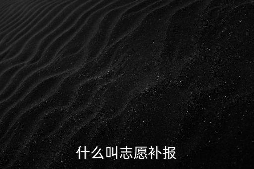什么叫補申報，什么叫補充申報