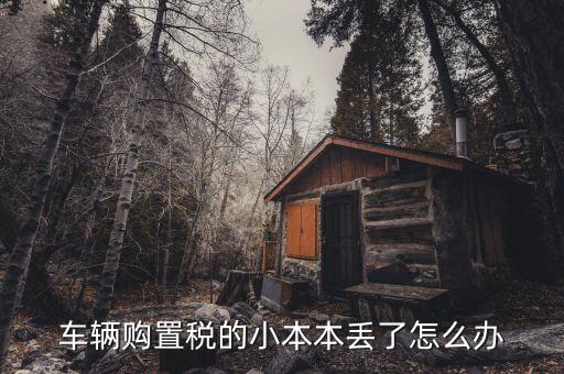 購置稅本丟失如何補(bǔ)辦，車輛購置稅完稅證明本丟了怎么補(bǔ)辦
