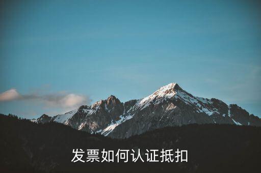 增值稅抵扣如何認證，增值稅抵扣發(fā)票怎么認證申報呀