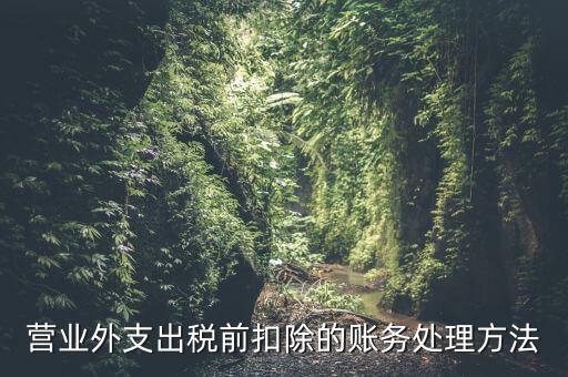 稅前扣除如何做賬，營(yíng)業(yè)外支出稅前扣除的賬務(wù)處理方法
