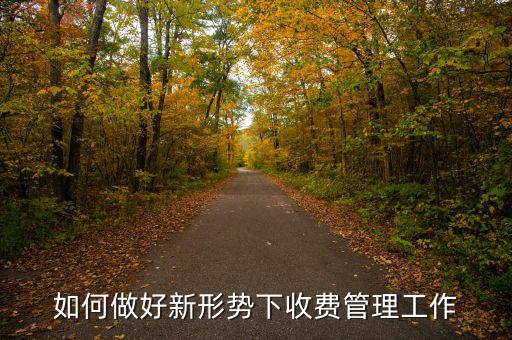 如何搞好征費(fèi)管理工作，如何做好新形勢下收費(fèi)管理工作