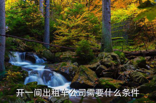 開(kāi)一間出租車公司需要什么條件