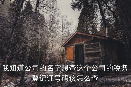 如何查詢稅務(wù)登記證號碼，稅務(wù)登記號查詢