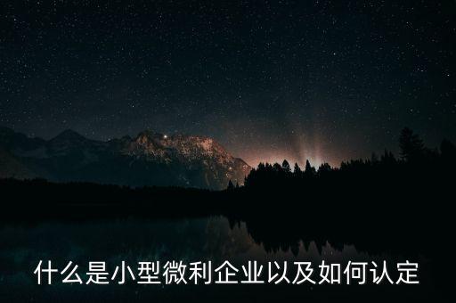 如何申請小微企業(yè)認(rèn)證，怎么申請辦理小微企業(yè)