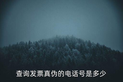 電話如何查詢發(fā)票真?zhèn)尾樵儯樵儼l(fā)票真?zhèn)蔚碾娫捥柺嵌嗌?/></a></span><span id=