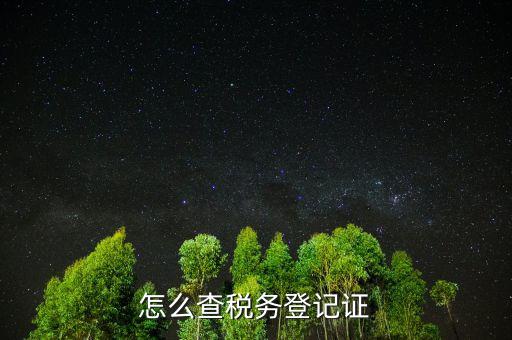如何查詢企業(yè)稅務(wù)登記證號(hào)，公司的稅務(wù)登記證號(hào)怎么查詢