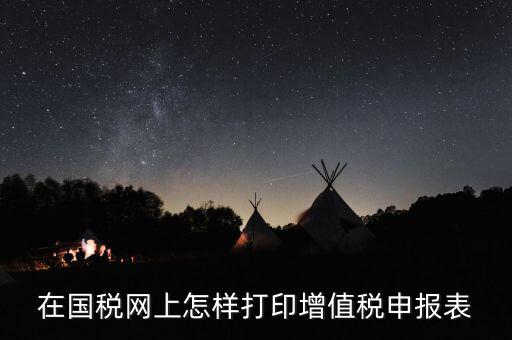 陜西國稅局網(wǎng)頁版如何查詢打印，在國稅網(wǎng)上怎樣打印增值稅申報表