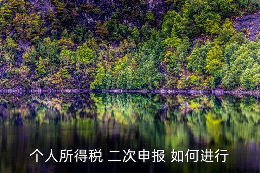 如何進(jìn)行第二期納稅申報(bào)，二次申報(bào)納稅怎么處理