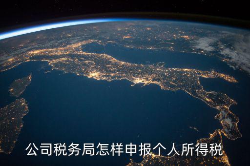 國稅局如何繳納個(gè)稅，網(wǎng)上稅務(wù)局如何交個(gè)人所得稅呢