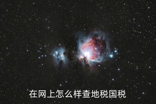 如何查國地稅是否正常，在網(wǎng)上怎么樣查地稅國稅