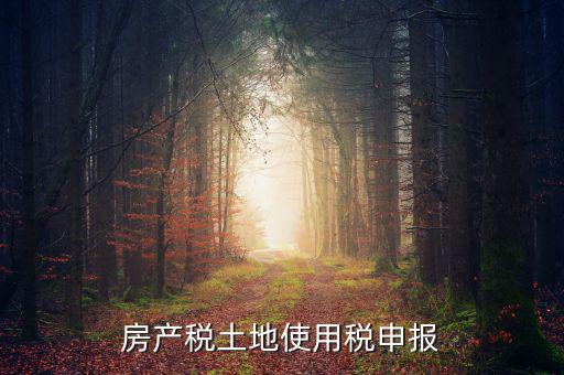 金稅三期如何申報土地使用稅，房產稅土地使用稅申報