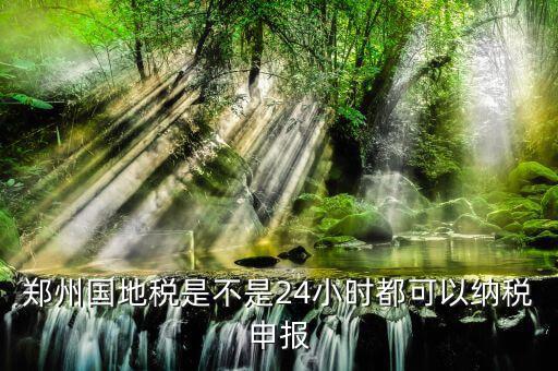 鄭州如何進行地稅網(wǎng)上申報，鄭州國地稅是不是24小時都可以納稅申報
