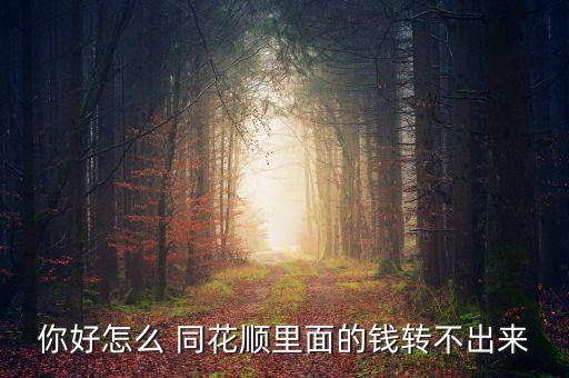 同花順的錢怎么取出來(lái),如何轉(zhuǎn)出同花順?正常流程如何進(jìn)行?