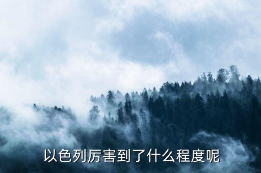 以色列市場怎么樣,虎刺怕的六大精神內核