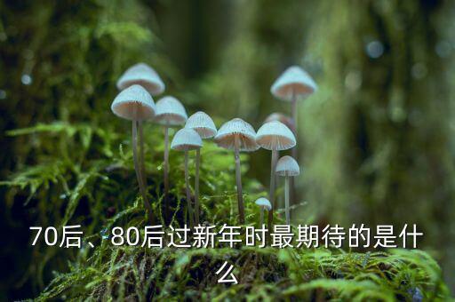 70后、80后過新年時最期待的是什么