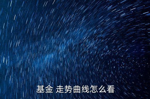  基金 走勢(shì)曲線怎么看