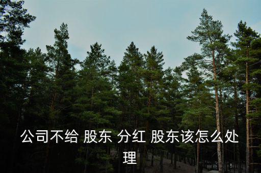 股東現金分紅不寫收據怎么辦,股東可以做什么分紅?