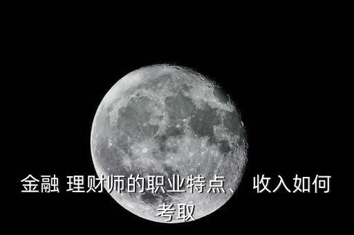 金融 理財師的職業(yè)特點、 收入如何考取
