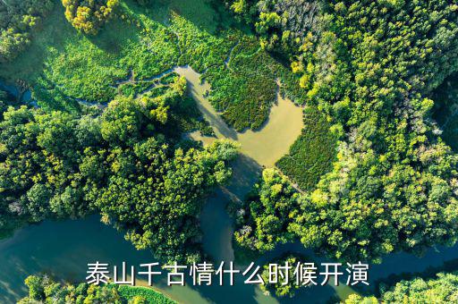 宋城泰山千古情什么時候開業(yè)，宋城開放時間