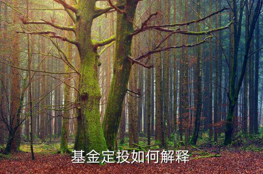 定投是什么，什么是定投基金