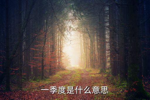 每一季度是什么意思，每季度什么意思