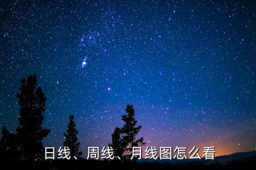  日線、周線、月線圖怎么看