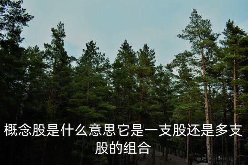 阿里巴巴概念股什么意思，概念股是什么意思它是一支股還是多支股的組合