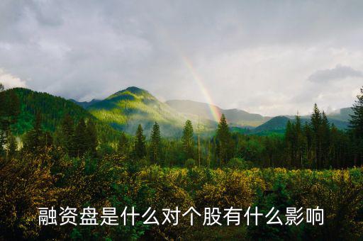 為什么一支股票有融資盤，融資盤是什么對個股有什么影響