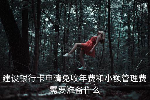 銀行卡申請(qǐng)免年費(fèi)需要攜帶什么，建設(shè)銀行卡申請(qǐng)免收年費(fèi)和小額管理費(fèi)需要準(zhǔn)備什么