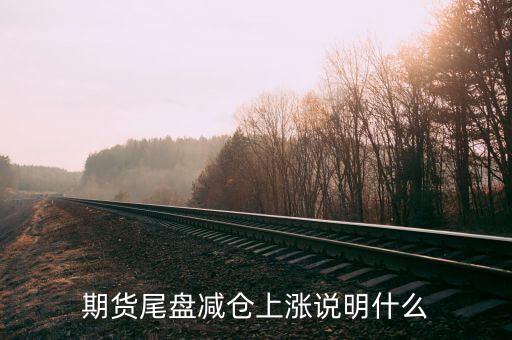 放量減倉(cāng)上漲代表什么，期貨尾盤減倉(cāng)上漲說(shuō)明什么