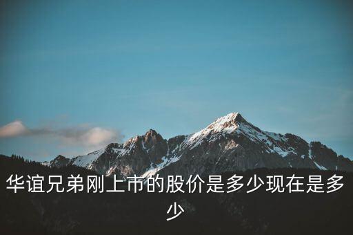 華誼兄弟剛上市的股價是多少現(xiàn)在是多少
