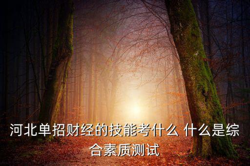 財(cái)經(jīng)素養(yǎng)考什么，春季高考財(cái)經(jīng)基礎(chǔ)理論和專業(yè)基礎(chǔ)技能考什么