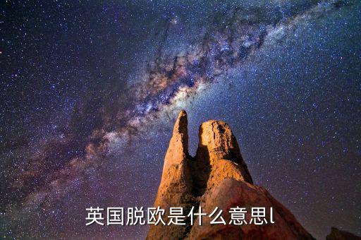 英國公投什么意思，英國脫歐是什么意思l