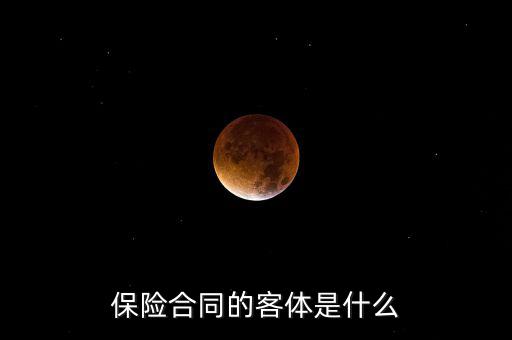保險(xiǎn)合同客體是什么意思，人身保險(xiǎn)合同的客體具體是指什么