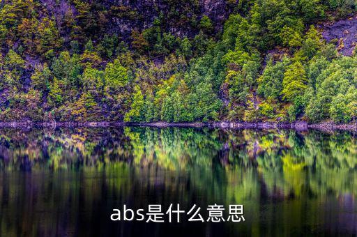 abs發(fā)行是什么意思，abs是什么意思