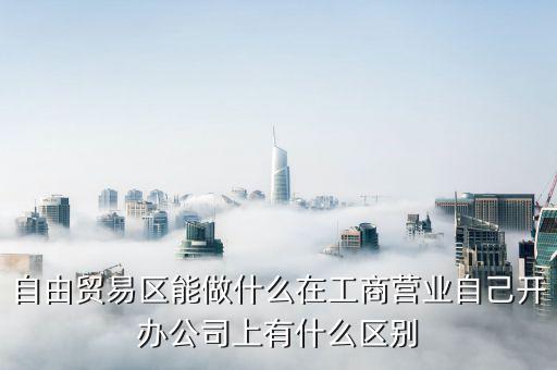自貿(mào)區(qū)有什么生意做，自貿(mào)區(qū)可以做做小生意嗎