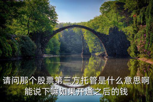 股票托管轉入是什么意思，托管轉出是什么意思